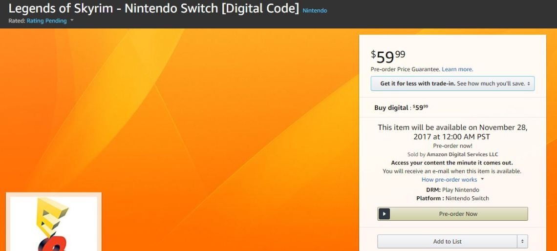 LEGENDS OF SKYRIM_SWITCH_AMAZON