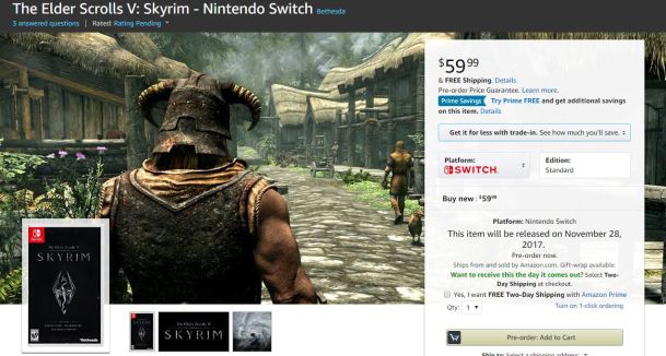 SKYRIM_AMAZON LANZAMIENTO