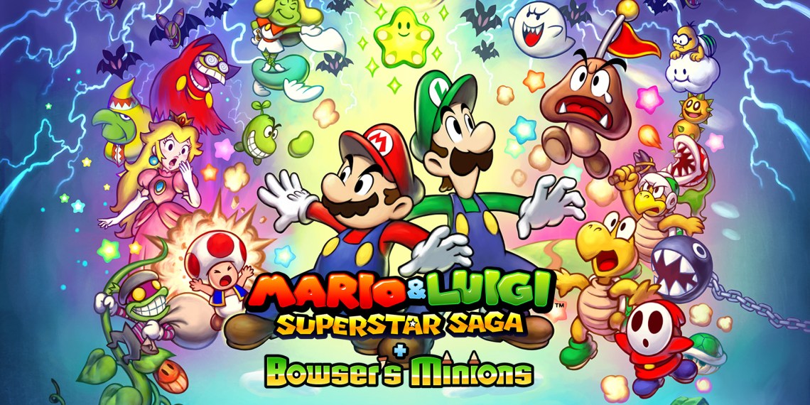MARIO&LUIGI_SUPERSTAR SAGA + BOWSER MINIOS_COMPLETO