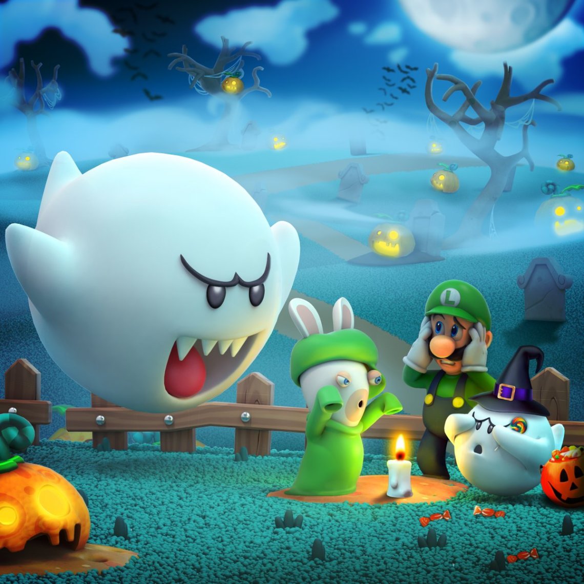 MARIO+RABBIDS KINGDOM BATTLE_ARTE DE HALLOWEEN 2017