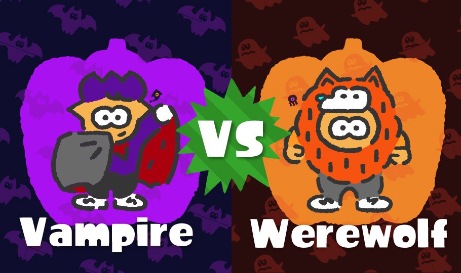 SPLATOON_2_SPLATFEST_3_AMERICA_VAMPIROS VS HOMBRES LOBO