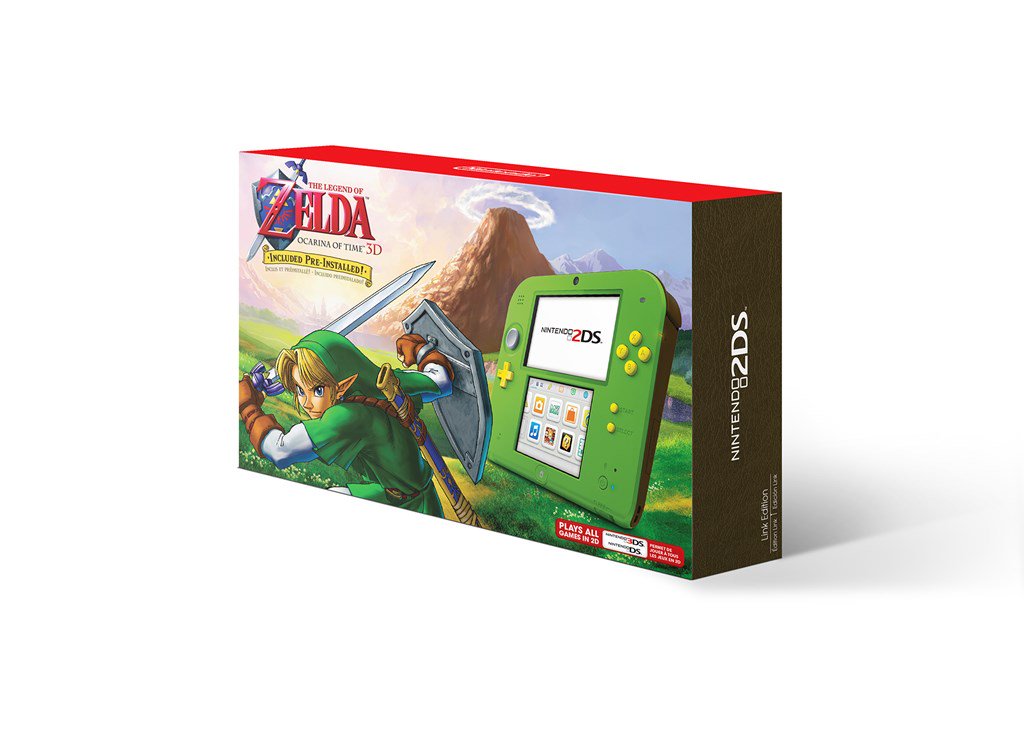 NINTENDO_2DS_BUNLDE_ZELDA OCARINA OF TIME