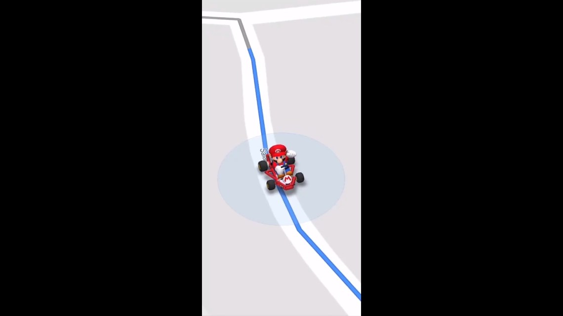 GOOGLE MAPS_MARIO KART