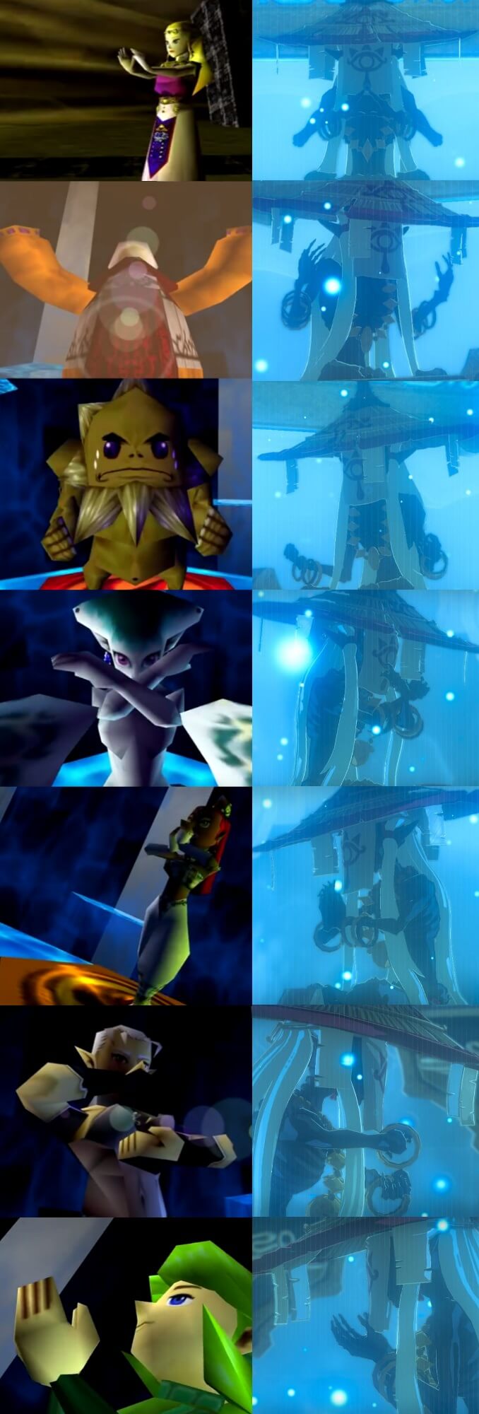 ZELDA_BOTW_MONJES Y SABIOS DE OCARINA OF TIME