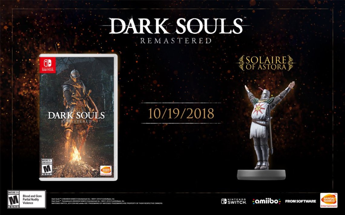 DARK SOULS_REMASTERED_FECHA DE LANZAMIENTO_NINTENDO SWITCH