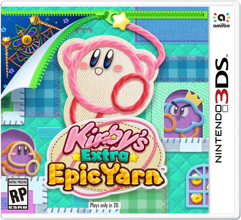 KIRBY_EXTRA EPIC YARN_PORTADA_N3DS