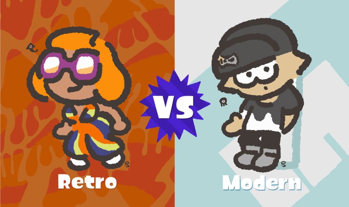 SPLATOON_2_SPLATFEST_RETRO VS MODERNO