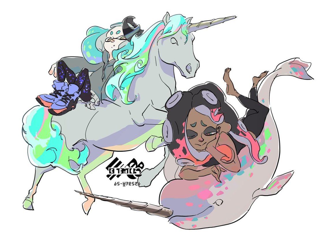 SPLATOON_2_SPLATFEST_UNICORNIO VS NARVAL_ARTE.jpg