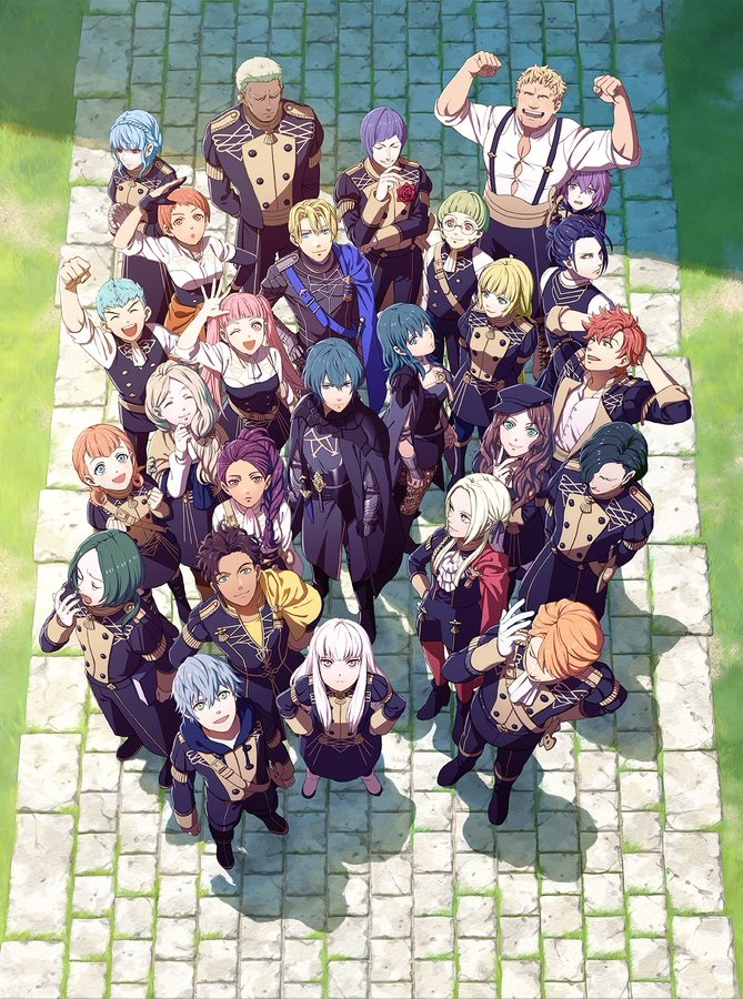FIRE EMBLEM_THREE HOUSES_ARTE DE LANZAMIENTO