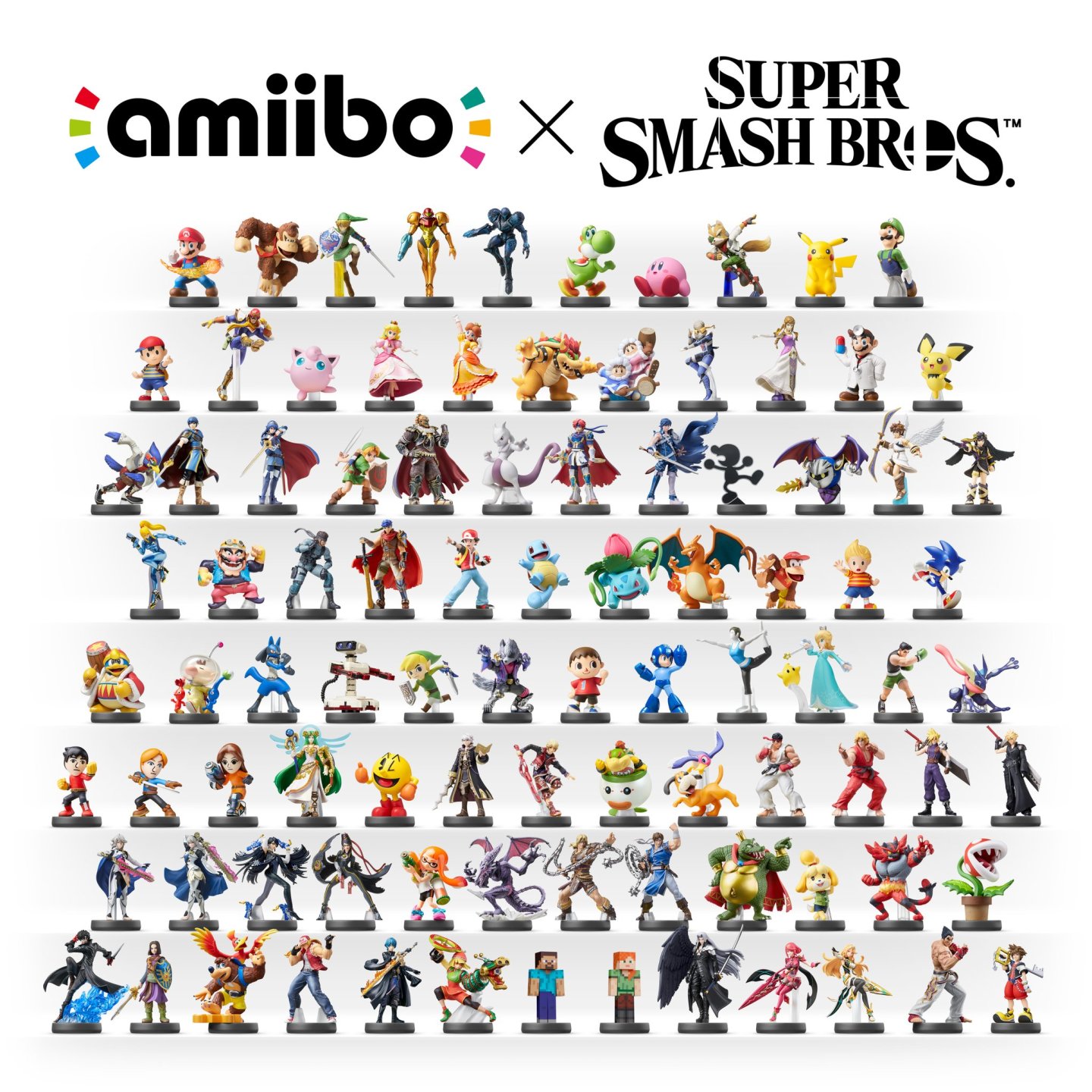 Infografía | Todas las figuras amiibo de la serie de Super Smash Bros ...